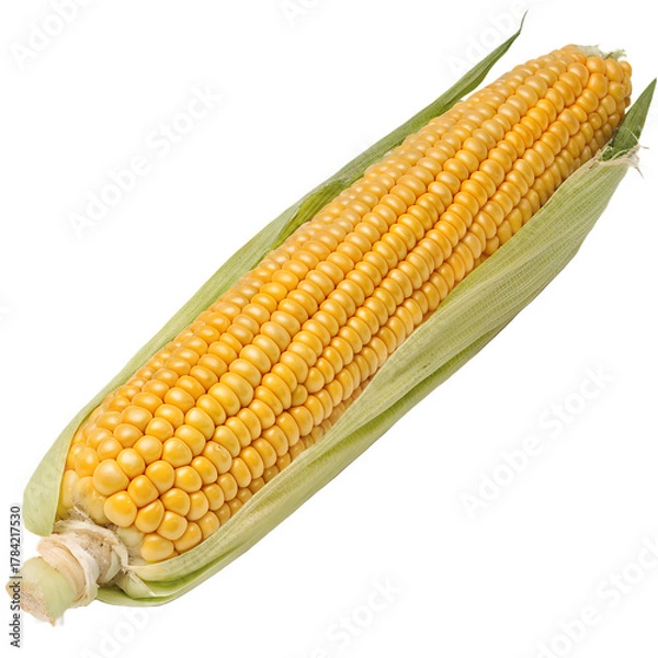 Fototapeta Corn isolated on white background