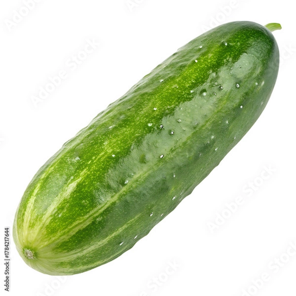 Fototapeta Cucumber isolated on white background