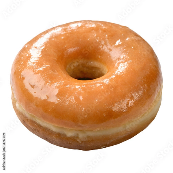 Fototapeta Donut isolated on white background