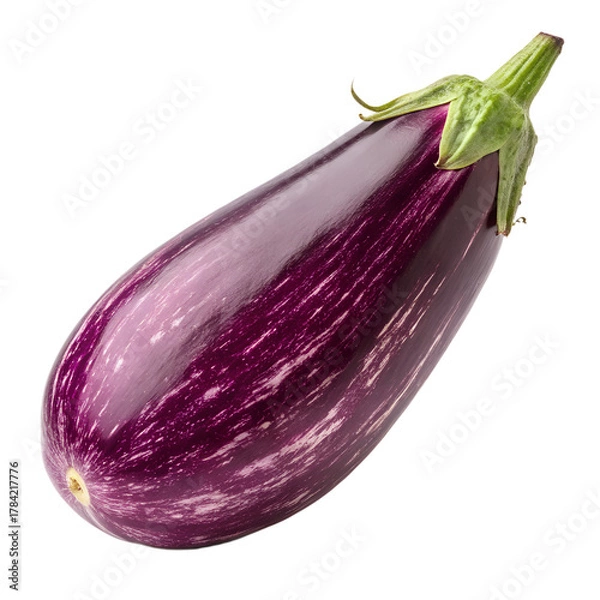 Fototapeta Eggplant isolated on white background