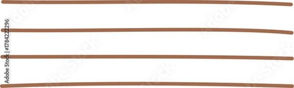 Fototapeta Handdrawn cute note element background