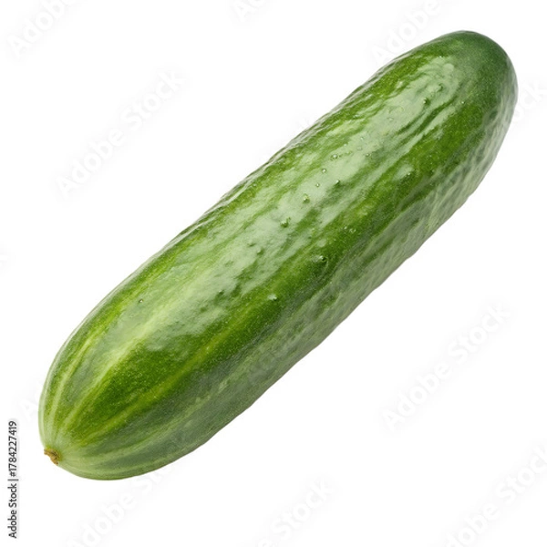 Fototapeta Cucumber isolated on white background