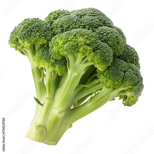 Fototapeta Broccoli isolated on white background