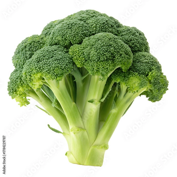 Fototapeta Broccoli isolated on white background