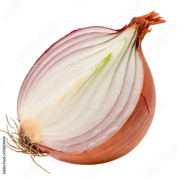Obraz Onion isolated on white background