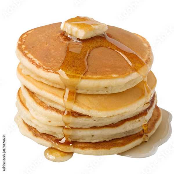 Obraz Pancakes isolated on white background