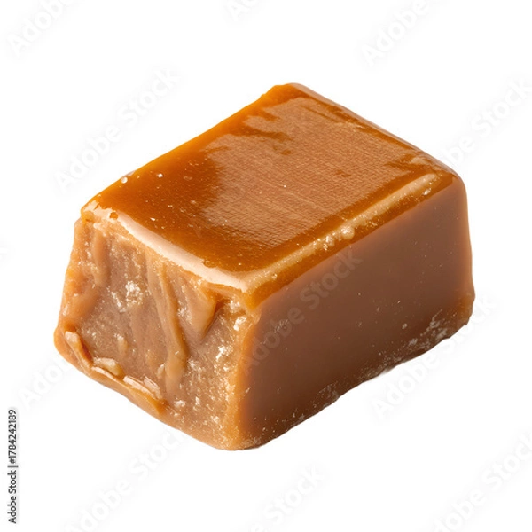 Obraz Toffee isolated on white background