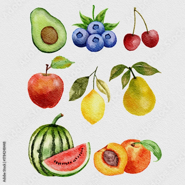 Obraz collection of fruits