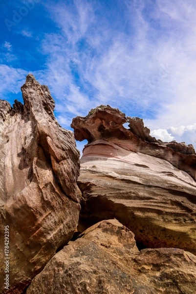 Fototapeta red rocks in the desert