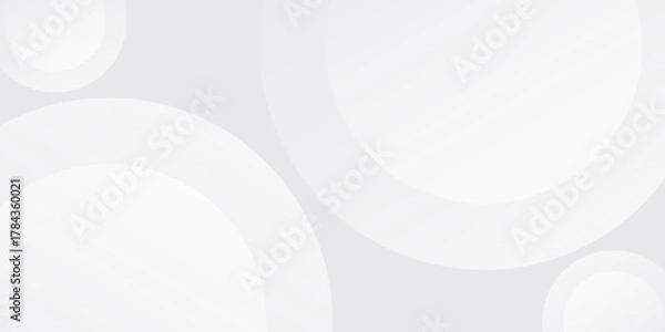 Obraz Soft background. Abstract grey background with dynamic circle art