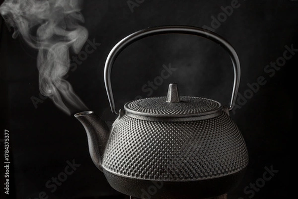 Fototapeta 鉄のやかん　鉄瓶