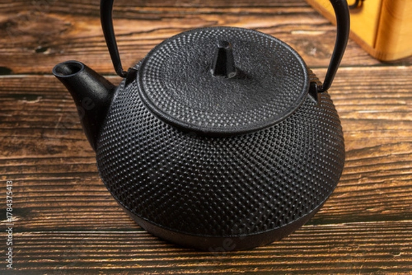 Fototapeta 鉄のやかん　鉄瓶