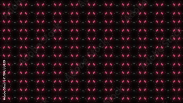 Fototapeta Futuristic Pink Neon Grid – Abstract Cyber Pattern Background with Glowing Tech Light and Digital Texture. Perfect for technology design, digital wallpaper, sci-fi projects, virtual environments.