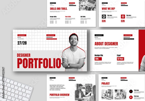 Obraz Designer Portfolio Presentation Template