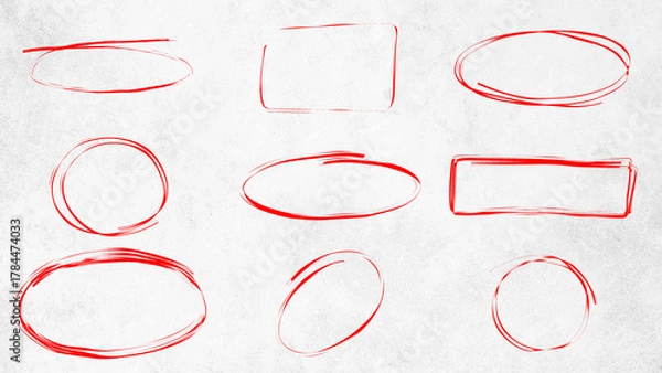 Obraz Strokes Hand Drawn