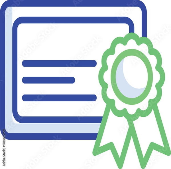 Fototapeta Abstract geometric pattern with vibrant color accents