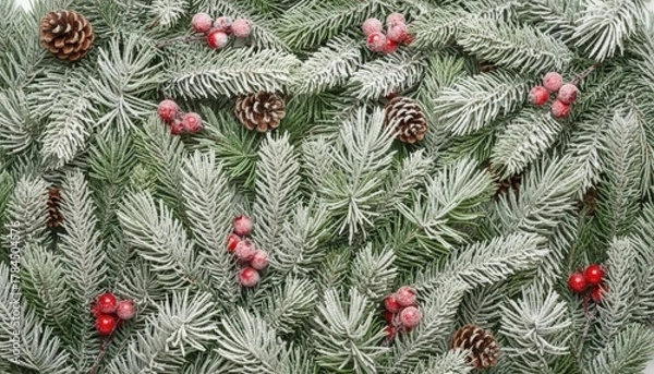 Fototapeta Christmas Pine tree  background