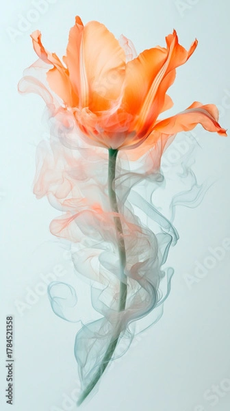 Fototapeta tulipán naranja