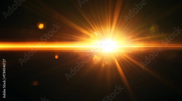 Obraz Bright Sunburst Optical Flare