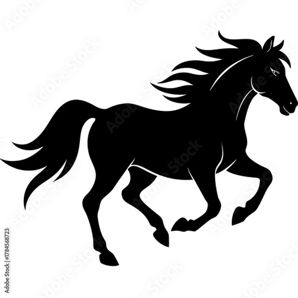 Fototapeta horse vector illustration