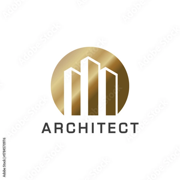 Fototapeta Modern Luxury Architecture Building Logo Collection