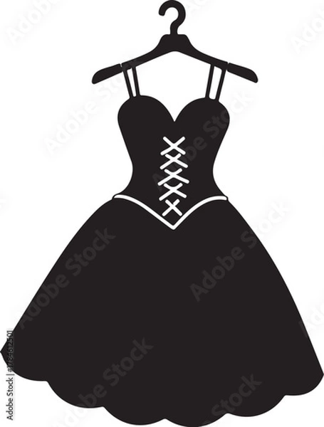 Fototapeta Wedding Dress Vector Pack