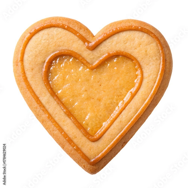 Obraz heart shaped cookie