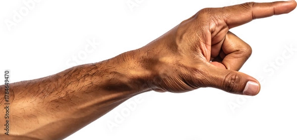 Obraz 위를 가리키는 사람의 손가락 제스처