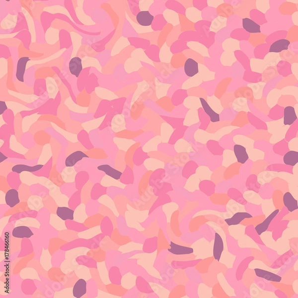 Fototapeta Blur colorful creative background with abstract oil or gouache painted smears. Abstract colorful bright dab painted vector background. Graphic style for wallpaper, wrapping, fabric, prints, banners 