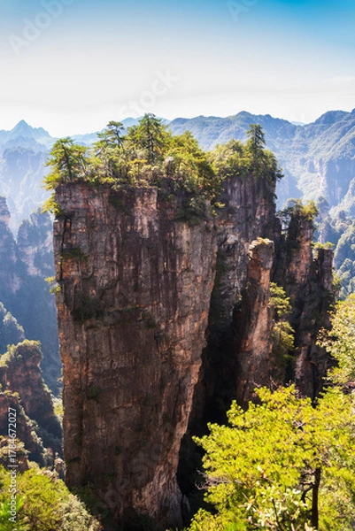 Fototapeta Avatar mountains in Zhangjiajie, China. Natural landmark and popular travel destination