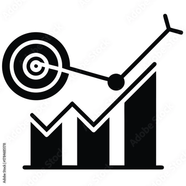 Fototapeta goal-tracking-vector-icon.eps