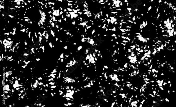 Obraz Black and white abstract grunge texture background, rough paint brush splatter pattern, chaotic ink stroke surface, high contrast artistic design element, seamless dirty texture for overlay