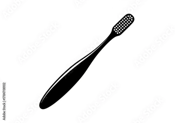 Obraz Black toothbrush