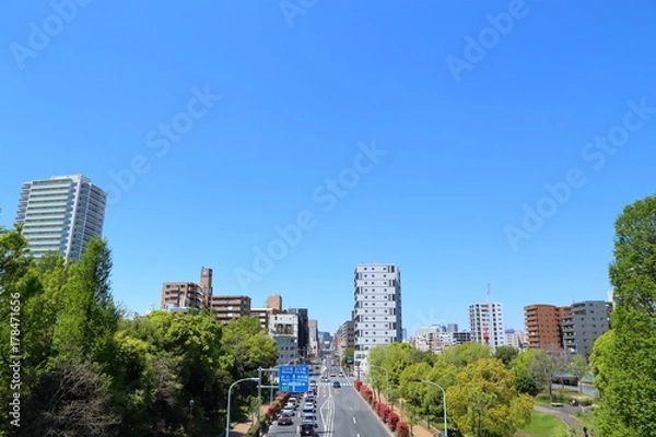 Fototapeta 街並み