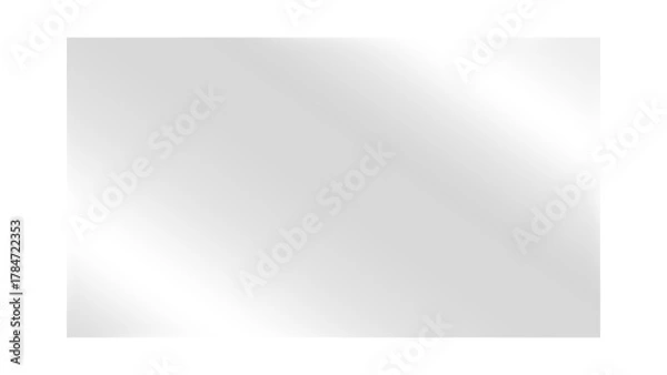 Obraz Clear glass on transparent background. Realistic Shiny Window, Laptop, LED TV Screen Glare. Transparent glass panel, see-through plastic sheet. PNG