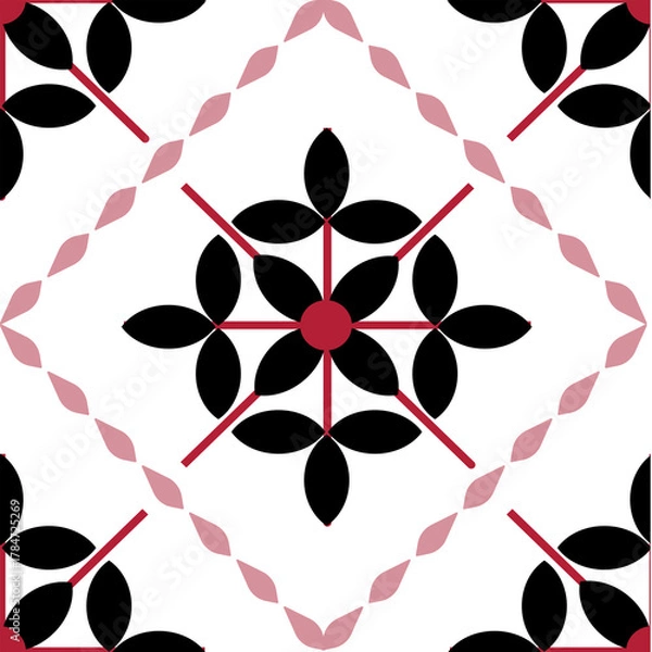 Fototapeta 
Geometric Ethnic traditional seamless , Aztec, Tribal, Hmong, Native American Indian, Pattern design for wrap, carpet, decorative illustraion

