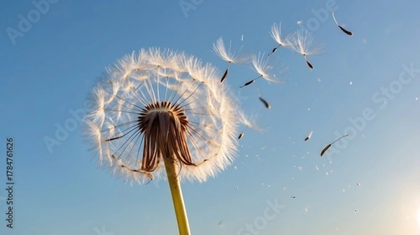 Fototapeta dandelion seed head