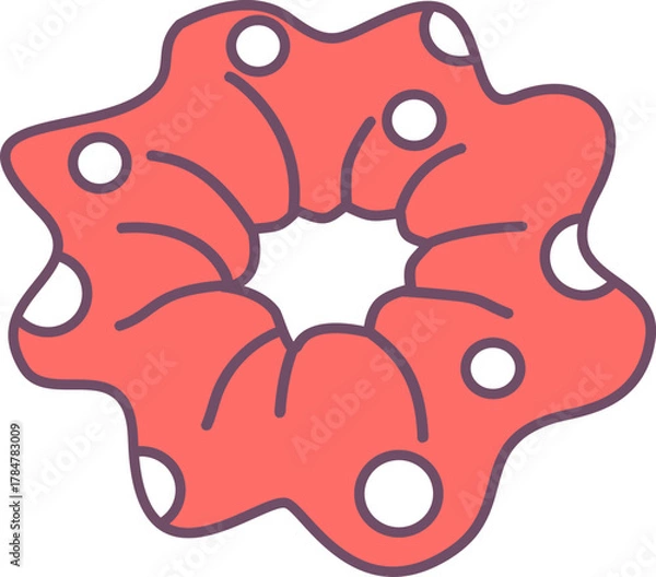 Fototapeta Y2K Digital Aesthetic Set with 90s Pixel Style Elements and Pastel Tech Graphics