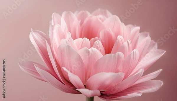 Obraz Elegant Bloom. A Study in Pink and Gentle Light, Texture and Delicate Form.