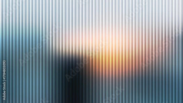 Obraz Abstract background with vertical lines and blurred light effect