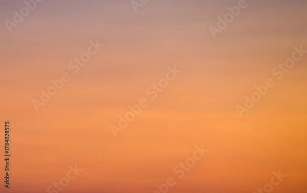 Obraz Orange clouds. Sunset sky. Texture, background