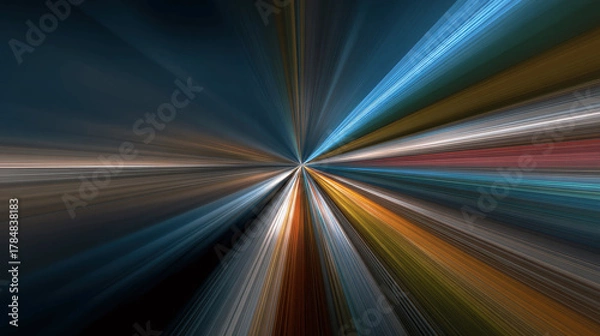 Fototapeta Abstract Light Speed Background