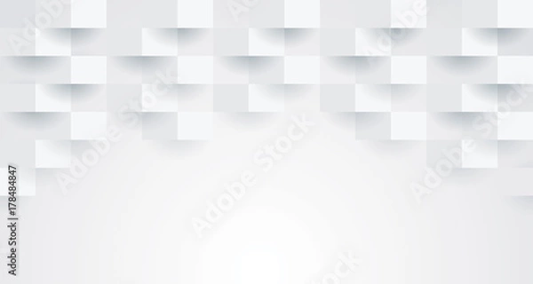 Obraz White abstract background. 