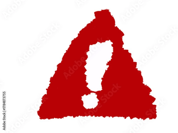 Fototapeta warning sign