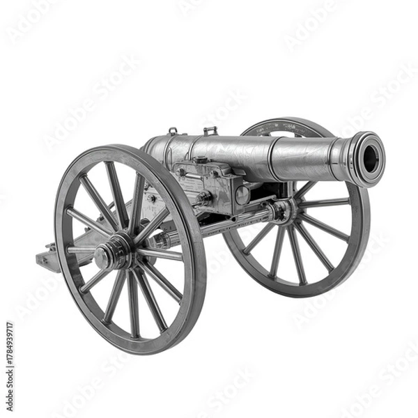 Obraz Cannons, powerful weapons for fighting in war