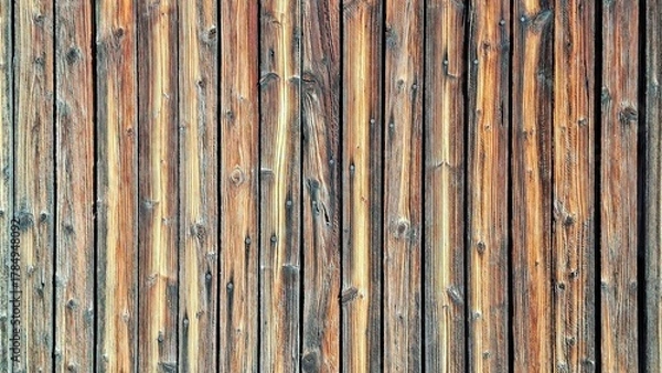 Obraz Wooden Plank Texture Rustic Wall Surface Natural Grain Patterns