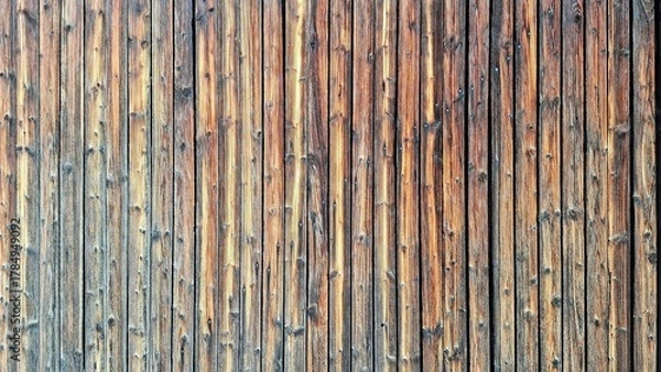 Obraz Rustic Wooden Wall Texture Weathered Panels Grain Patterns
