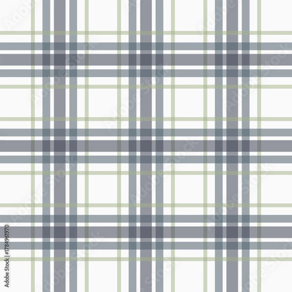 Fototapeta Colorful Seamless Tartan Plaid Pattern Background – Modern Fabric Texture Design, Multicolor Check Textile Print for Fashion, Wallpaper, Wrapping Paper, and Digital Art Projects