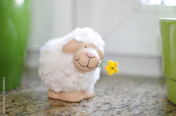 Obraz Baranek Wielkanoc