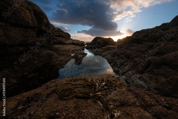 Obraz coucher de soleil